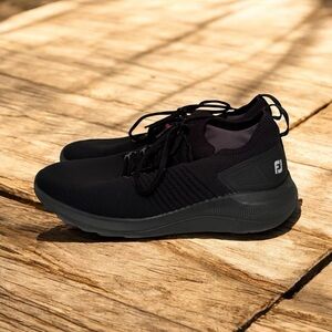 FootJoy Flex XP Spikeless Golf Shoes Black - Men’s Size 10.5 M - Waterproof